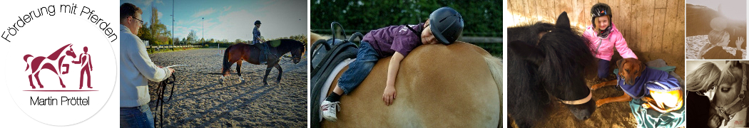 Foerderung mit Pferden - Reittherapie - Heilpädagogisches Reiten